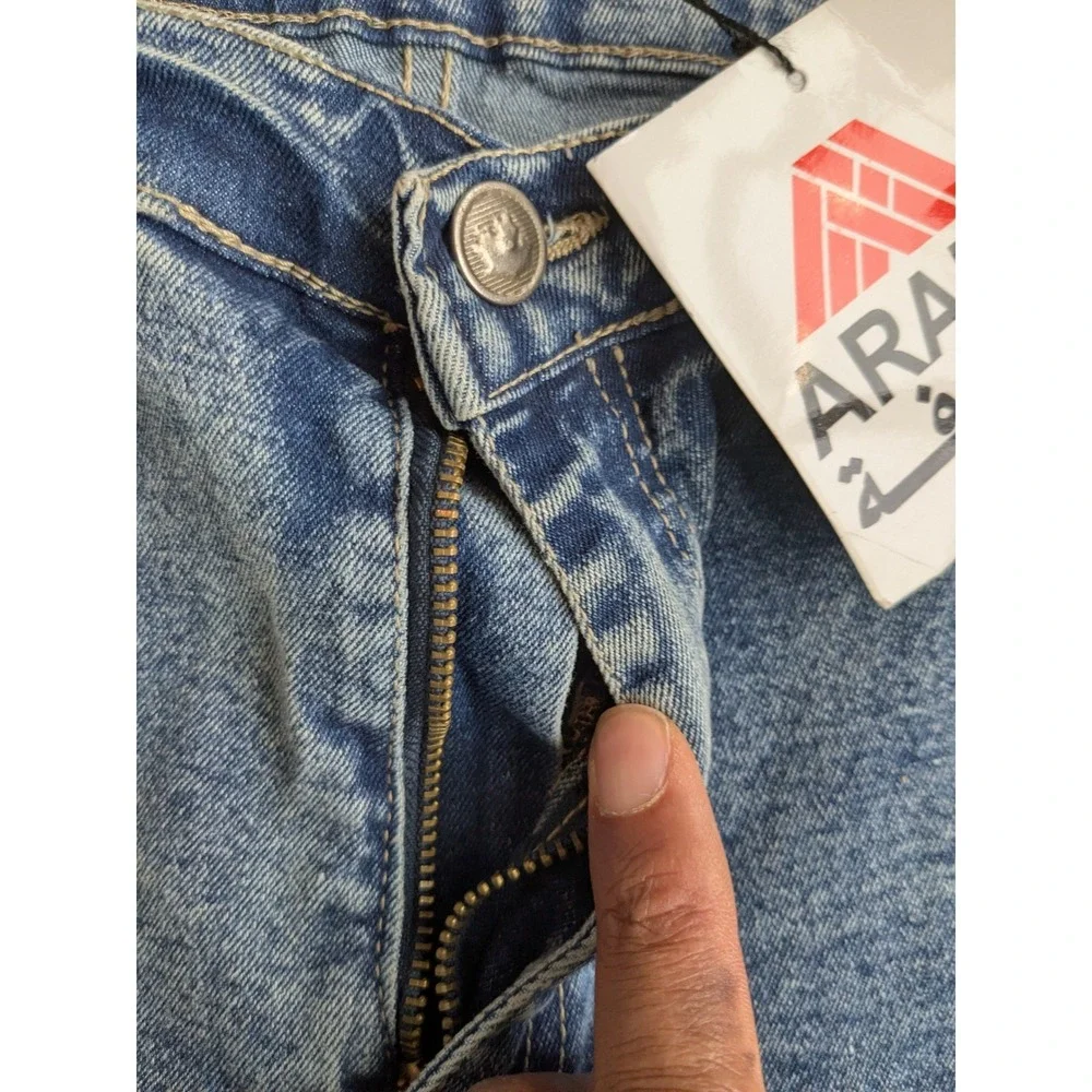 NWT DSQUARED2 Men Blue Washed‎ Denim Jeans Shorts Casual Wear Fits 33W READ